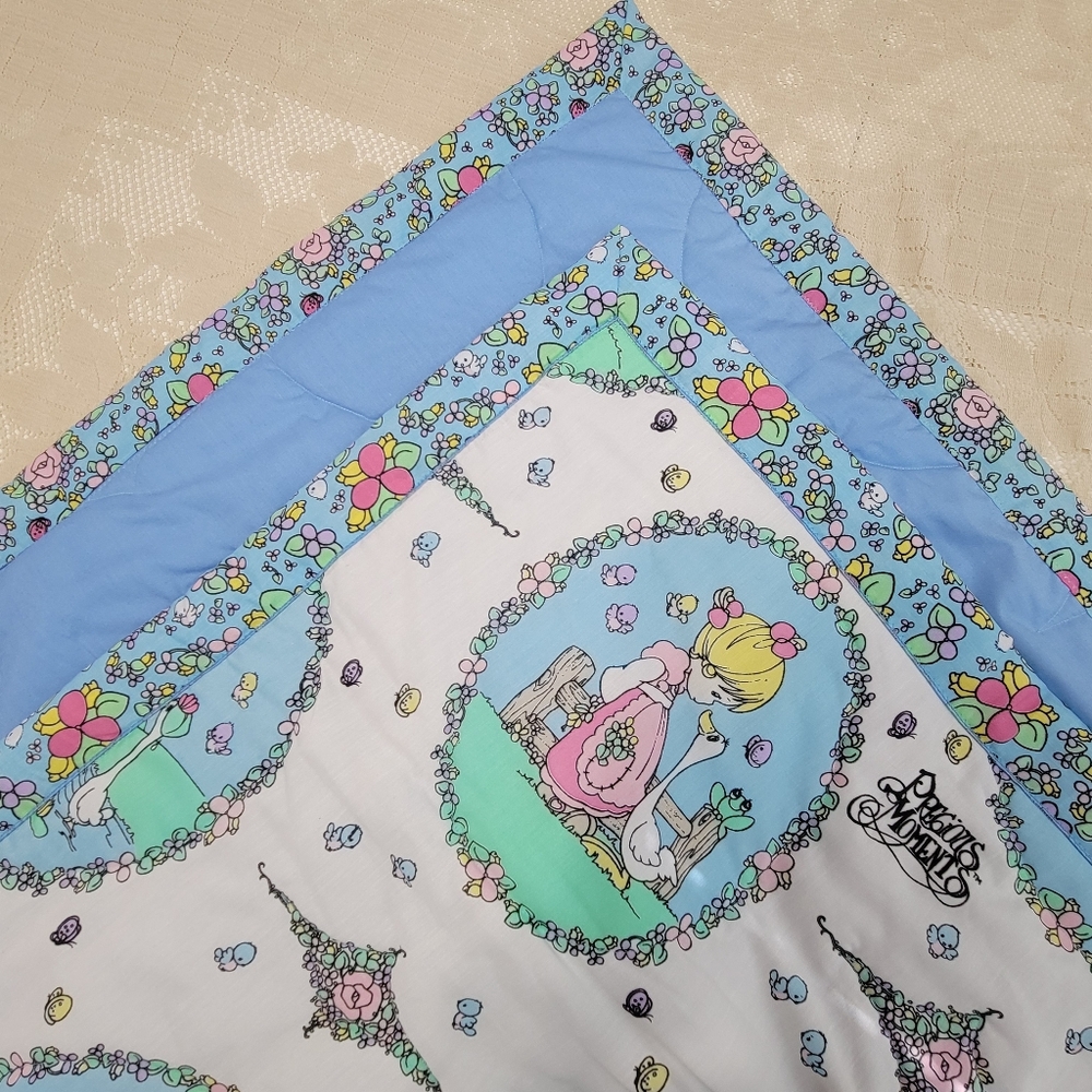 Vintage Vibes Precious Moments Quilt Handmade